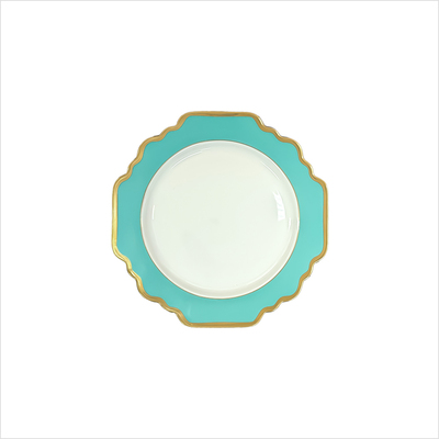 Teller flach 16cm _Sunflower türkis__top